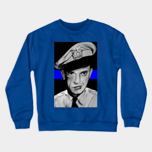 Barney Blue Line Crewneck Sweatshirt by TheWay